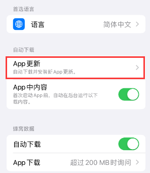 鄱阳苹果15维修中心如何让iPhone15APP自动更新